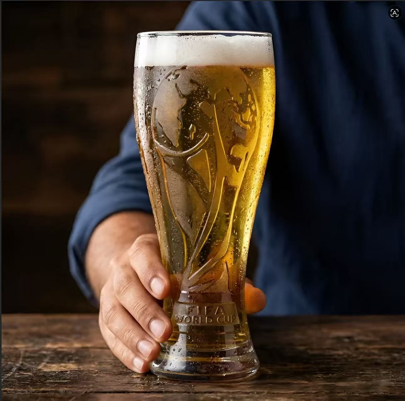 🥳2026 HOT SALE🥳💞50K+ SOLD!🏆🍺 50% OFF! Football Beer Glass With bottle opener ⚽✨